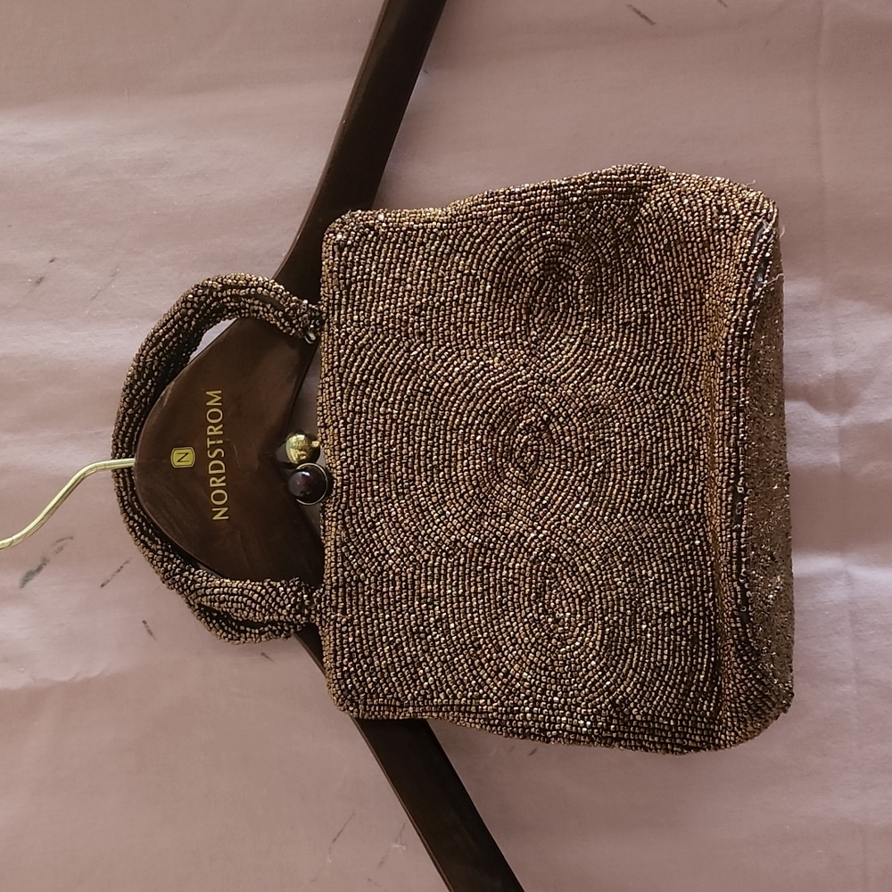 Antique beaded cocktail handbag